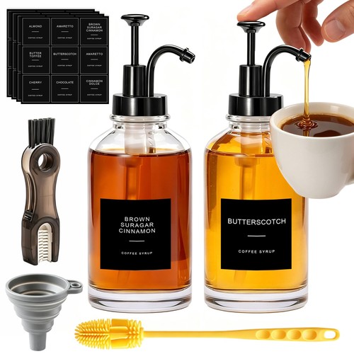 Kaffee sirup spender 2er set - sirup,