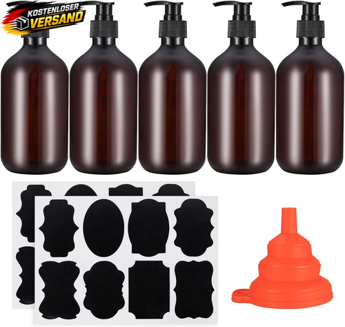 Set aus pumpflaschen 500ml - set, 5