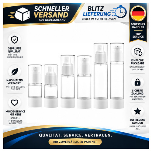 Leere pumpspender set stück - leere, 6
