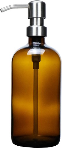 Glas seifenspender 500ml - glas,