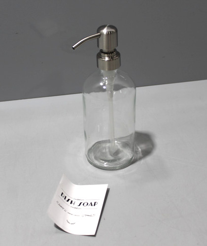 Glas seifenspender - glas,